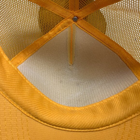 Vintage John Deere Cap Hat Trucker Style Mesh Nissun Yellow Snap Back - Picture 9 of 11